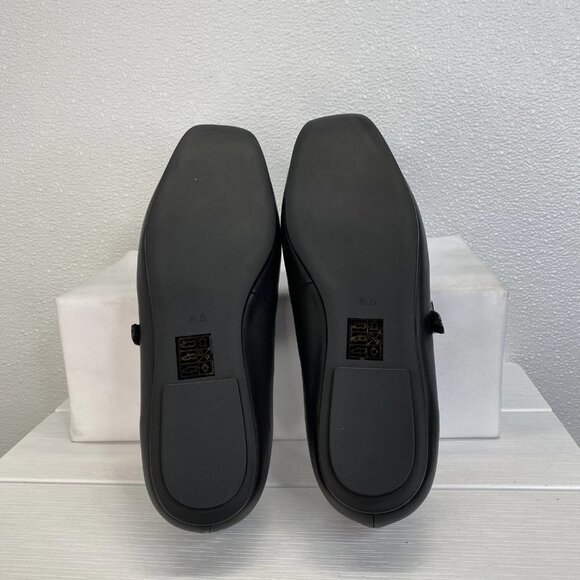 Jeffrey Campbell “Elsie” Leather Mary Jane Flats –Black - Picture 2 of 8